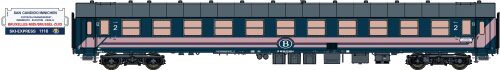 LS Models LS42078 Liegewagen I5 Bc10, 2.Kl. SNCB, Ep.VI, Ski Express